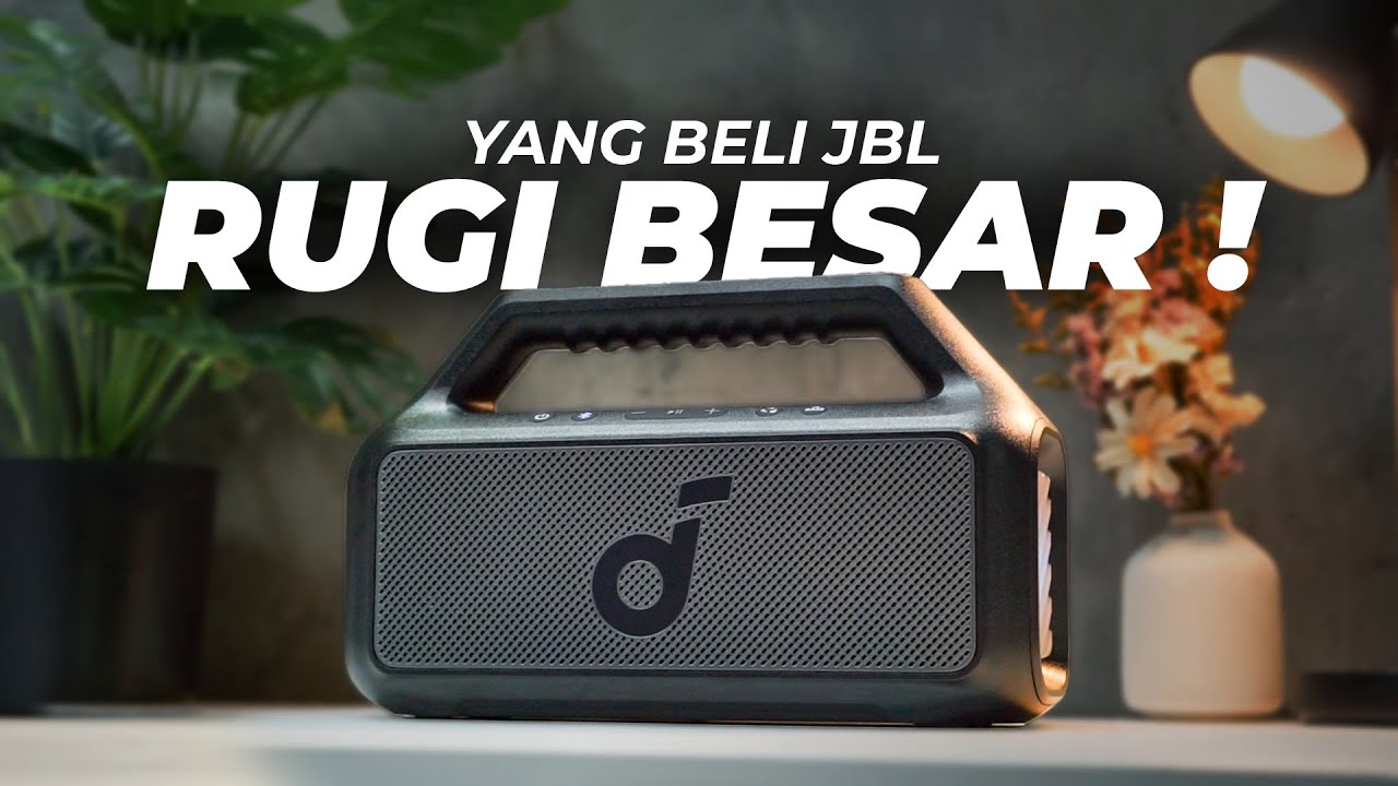 JBL KALAH TELAK! Unboxing Soundcore Boom 2 Portable rgb ipx7