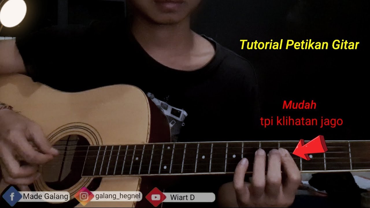 TUTORIAL PETIKAN GITAR YANG TERDALAM - PETERPAN - DARI INTRO LENGKAP DAN MUDAH