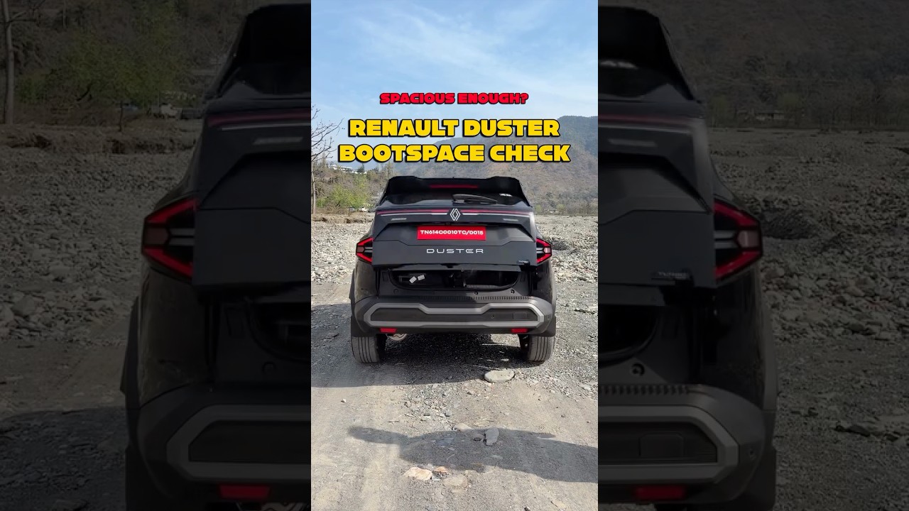 Renault Duster Boot Space Check!
