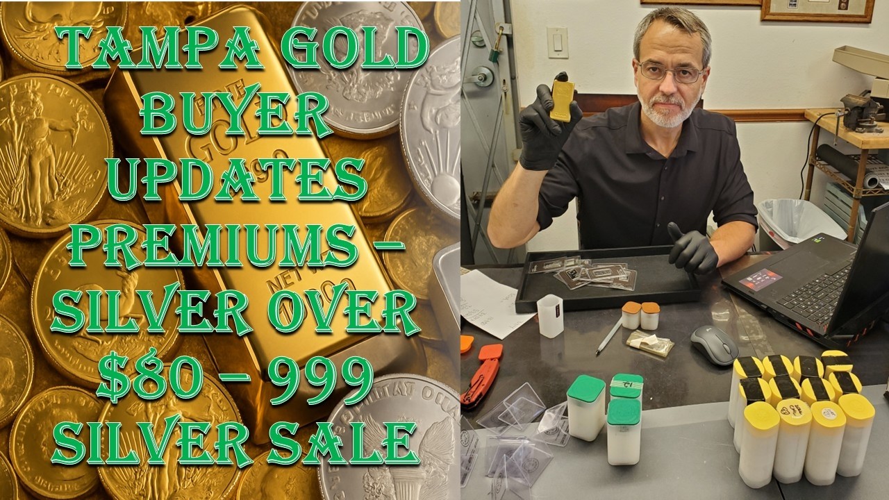 Florida Gold Buyer Updates Premiums & Inventory - 2/20/26 - Silver Back Over $80 - 999 Silver Sale!!