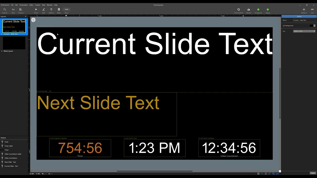 ProPresenter 7: Show Video Input on Stage Screen