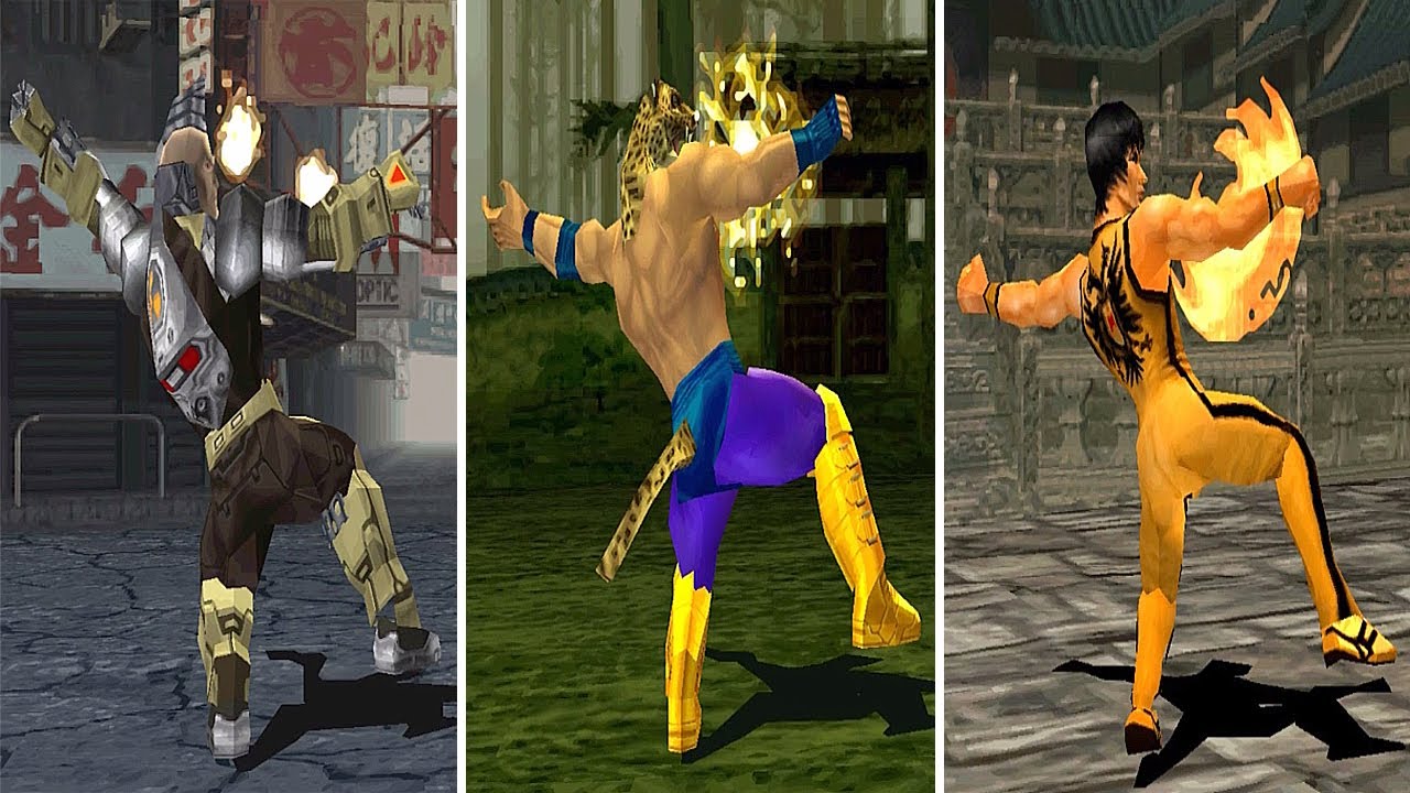 Tekken 3 Avery Player With Gun jack Gigaton Punch move