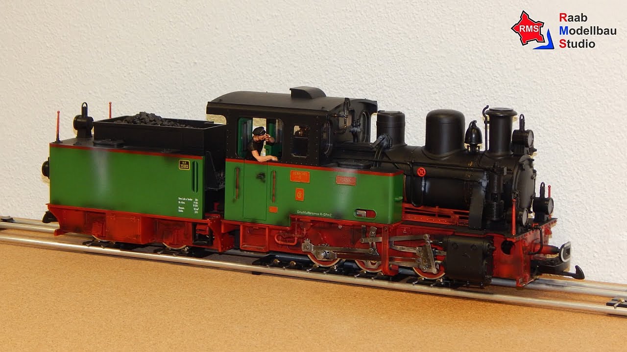 RMS 90272 - Spur G - LGB 22261 - Dampflok Frank S - HF110C - Zimo Sound MX699 - Digitalisierung