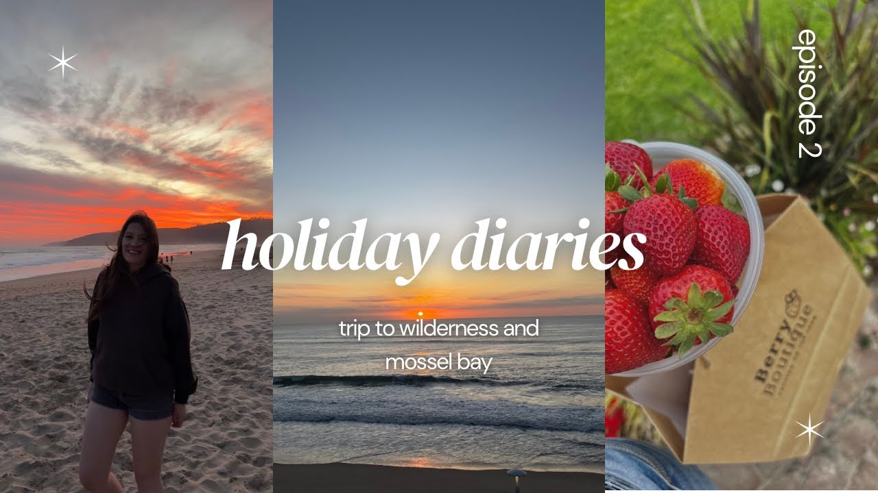 HOLIDAY DIARIES EP. 2 | beach trips, shopping, lots of reading, studying for finals and more 🏝️🐚☀️