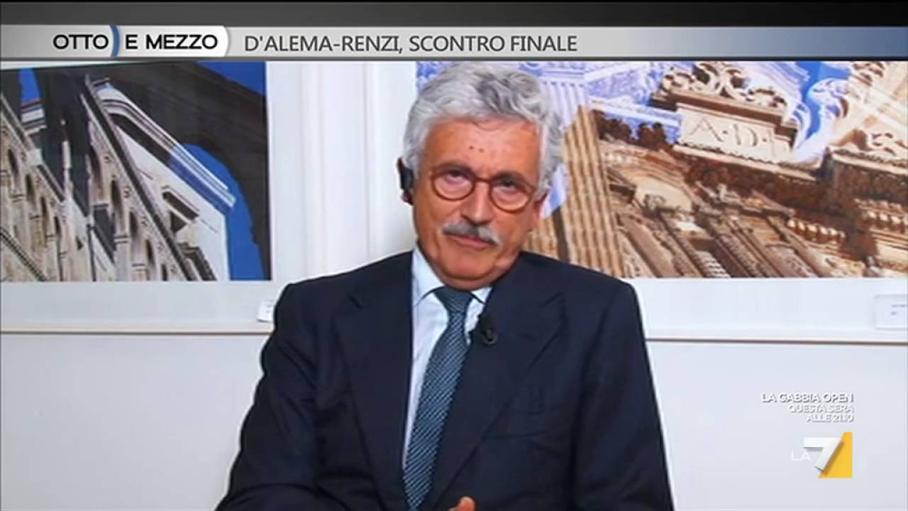 Massimo D'Alema: 'Matteo Renzi non è stato investito dal Signore'