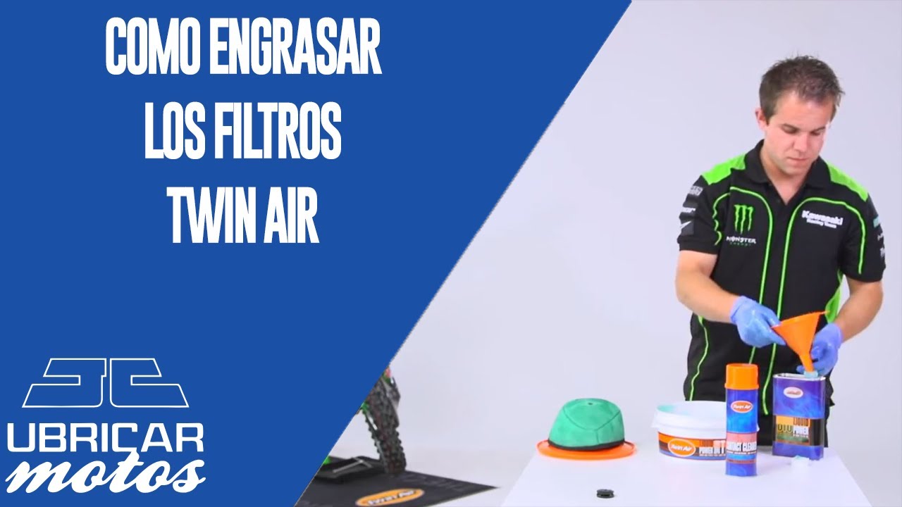 ¿Cómo Engrasar Filtros de Aire de Espuma TWIN AIR?