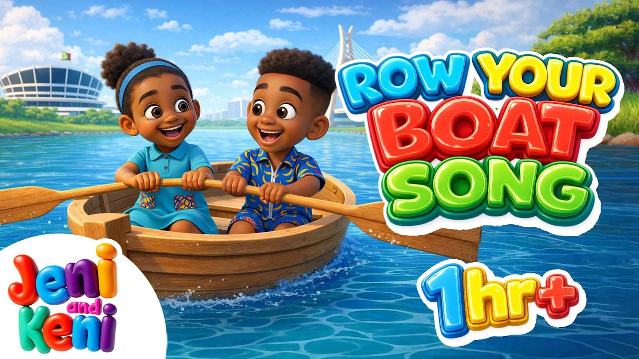 Row Row Row Your Boat | Classic Nursery Rhymes for Kids | Jeni and Keni