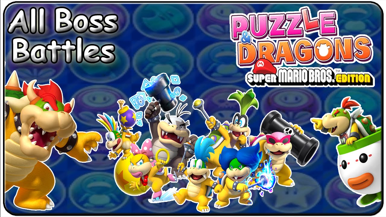 Puzzle & Dragons Super Mario Bros. Edition All Bosses