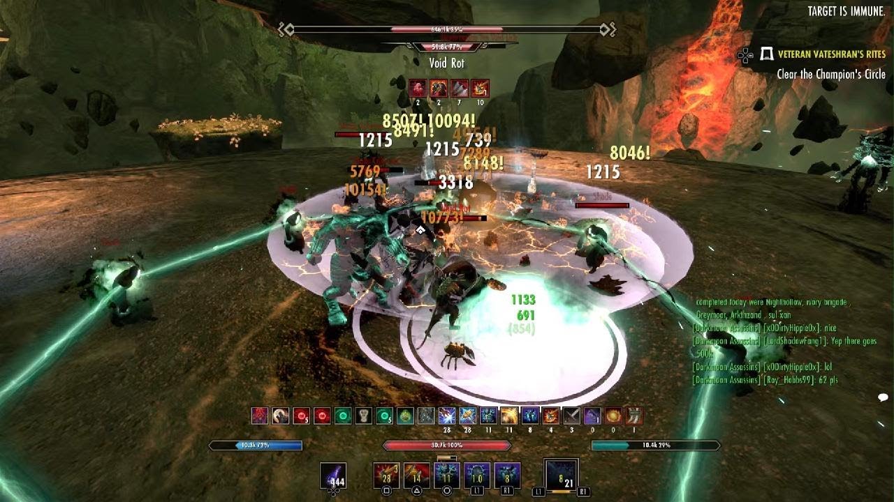 #ESO Vet VVH Veteran Vateshran Hollows - Stamcro Stamina Necromancer