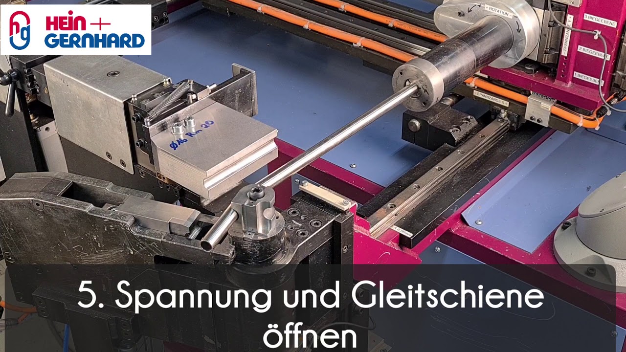 H+G Basics Praktische Beschreibung des Rohrbiegens auf CNC-Rohrbiegemaschinen mit und ohne Dorn