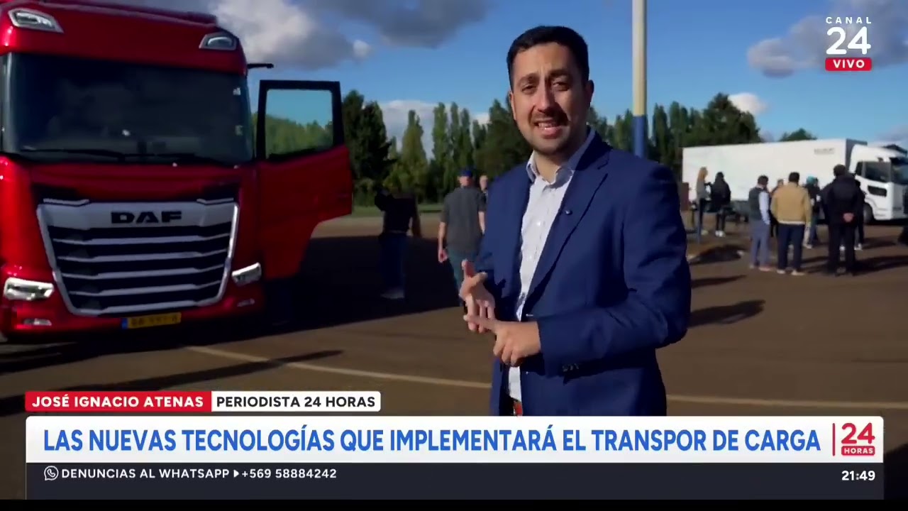 Reportaje de TVN Chile - Camiones DAF