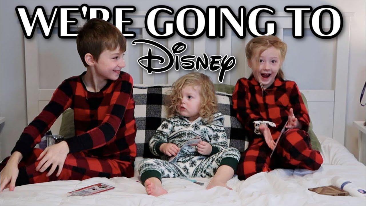 SURPRISING MY KIDS WITH DISNEY WORLD! I didn't expect them to react this way.....