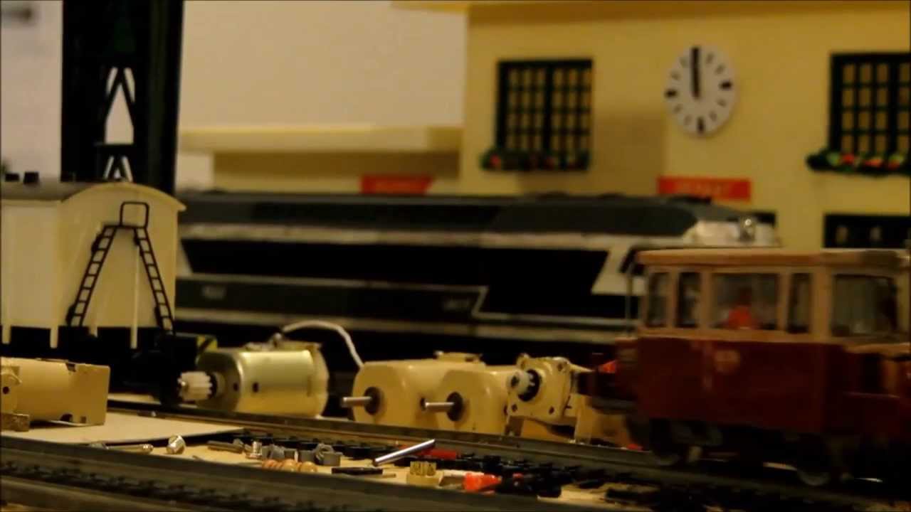 Manoeuvre d'un couvert en draisine