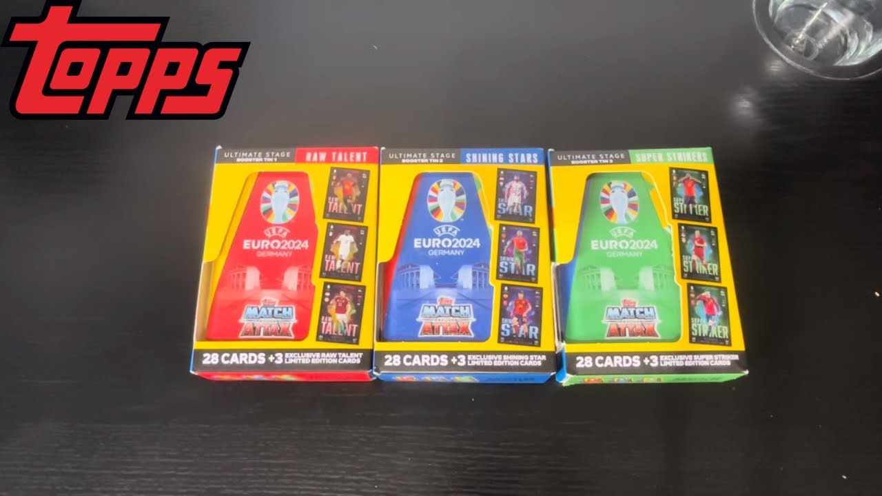 Match Attax UEFA Euro 2024 Mini Tin Opening