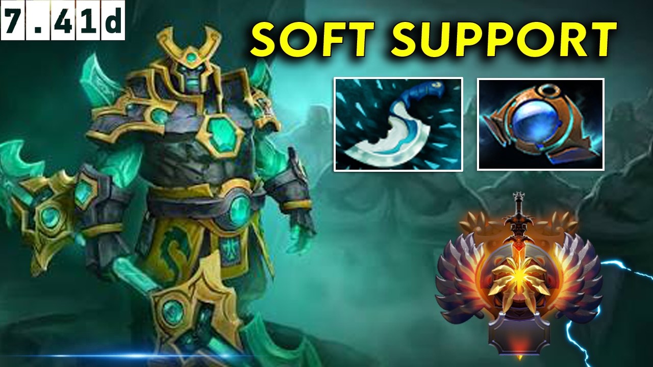 Earth Spirit Immortal Soft Support - Dota 2 Patch 7.41d Pro Pub Gameplay