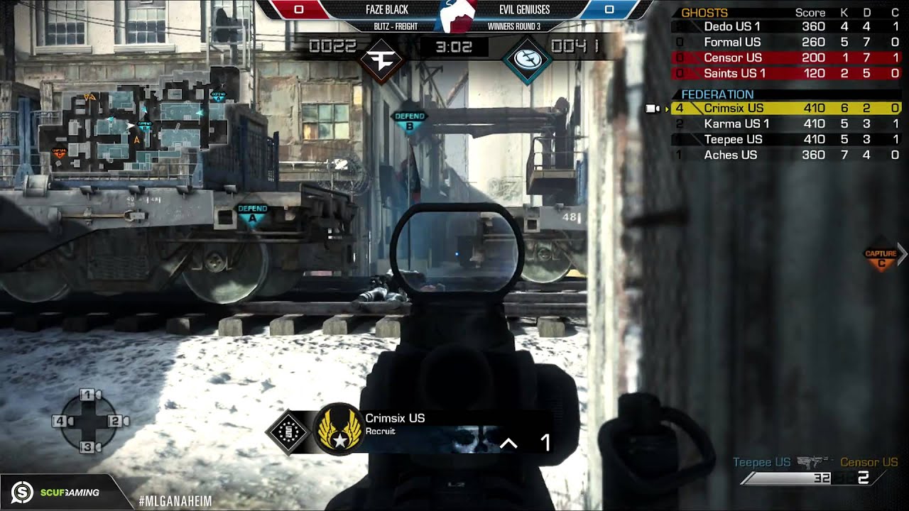 Evil Geniuses vs Faze Black - Game 1 - WR3 - #MLGAnaheim