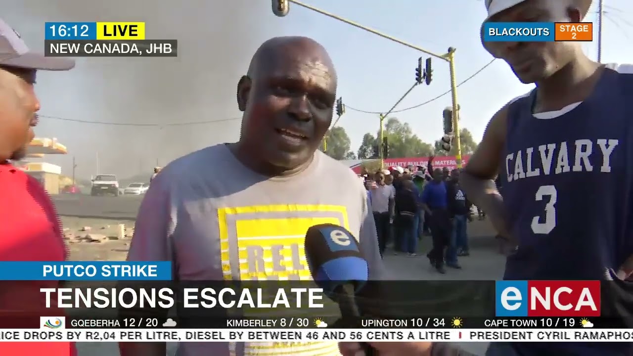 Putco Strike | Bus drivers demand an increase and bonuses
