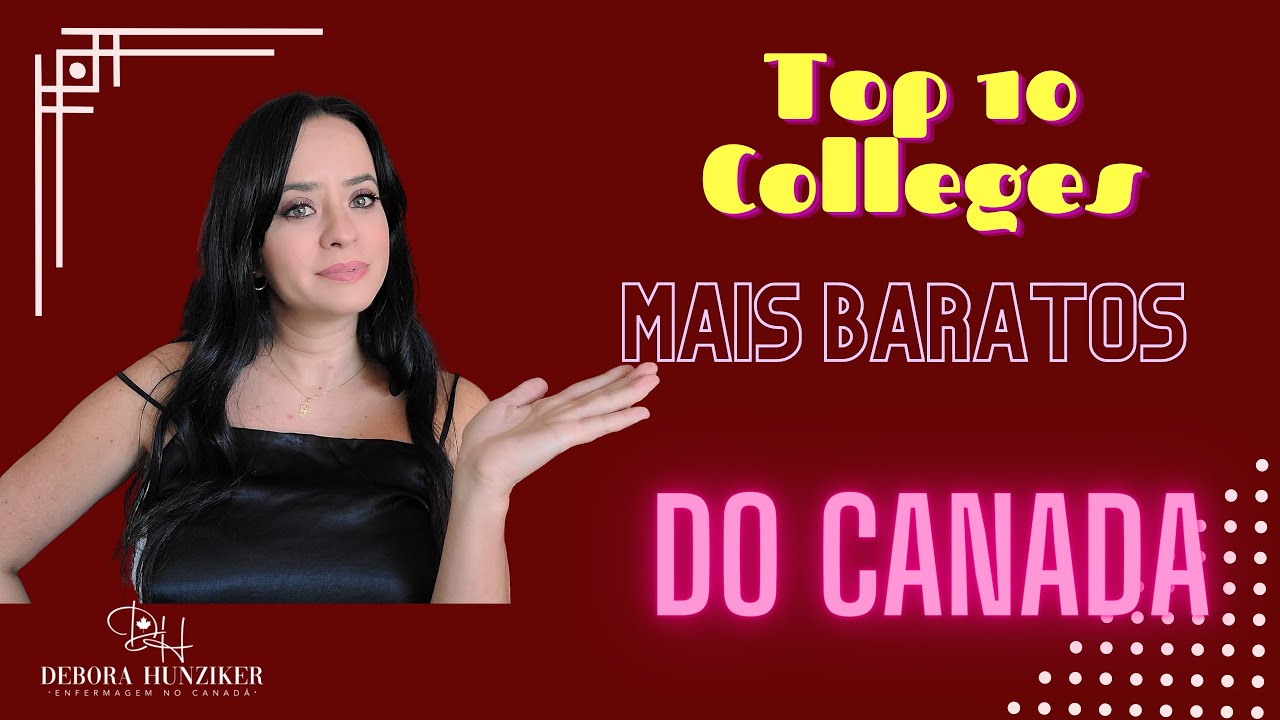 Os 10 Colleges mais Baratos do Canada