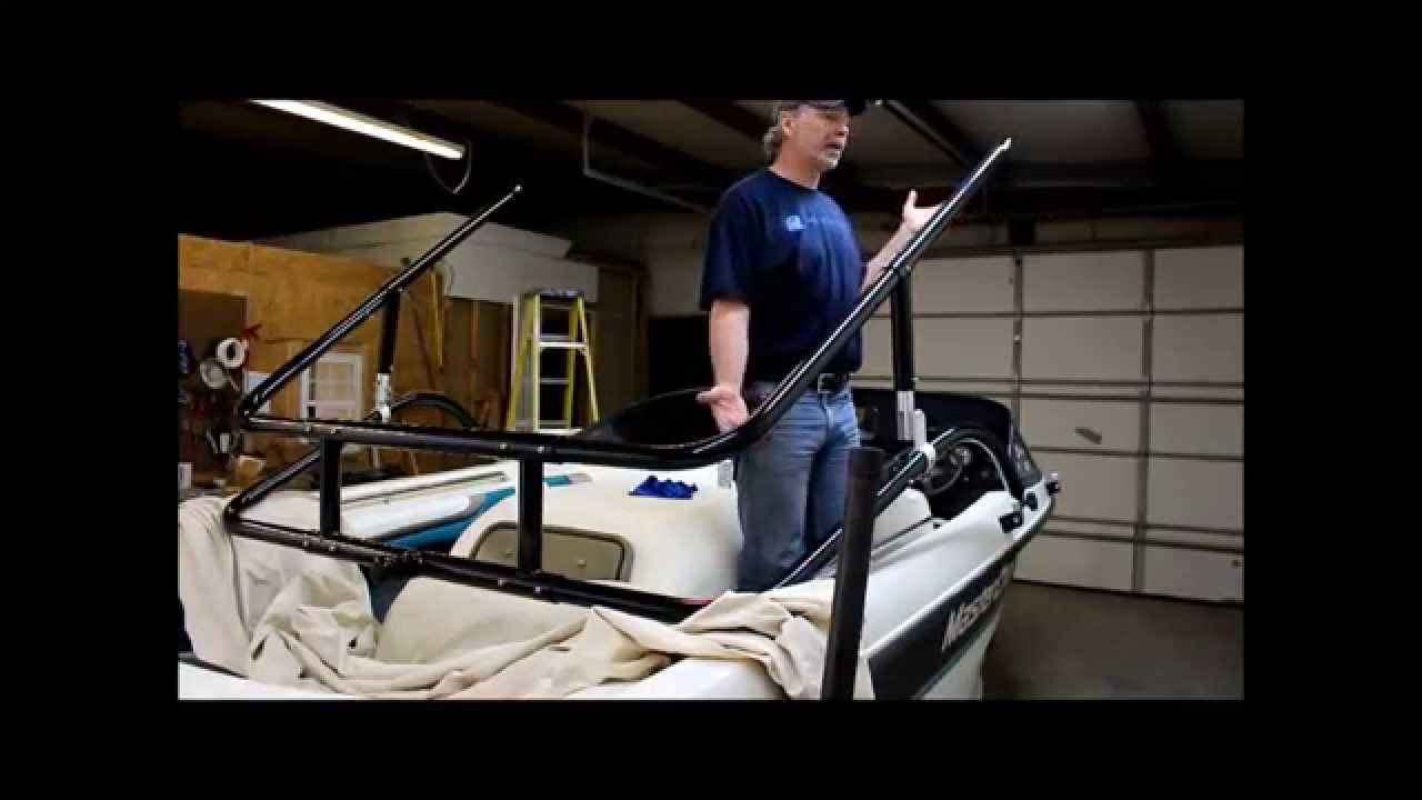 Big Air H20 wakeboard tower installation on mastercraft