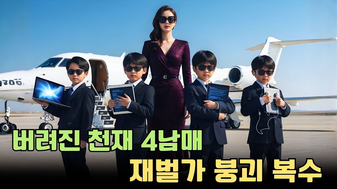 아빠에게 버려진 네 명의 천재 아이들… 5년 후, 기업 해킹으로 재벌 가문 전체를 무너뜨린 충격적인 복수극!