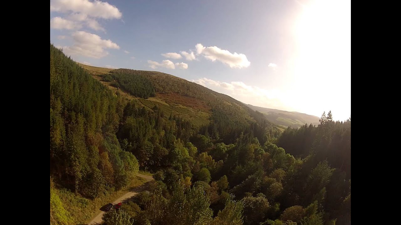 Go Ape Zip Wire at Glentress Forest, Peebles Scotland