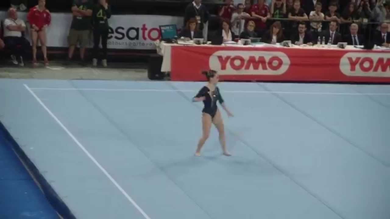 Carlotta Ferlito - Corpo libero - 4° prova serie A1 Rimini 2015