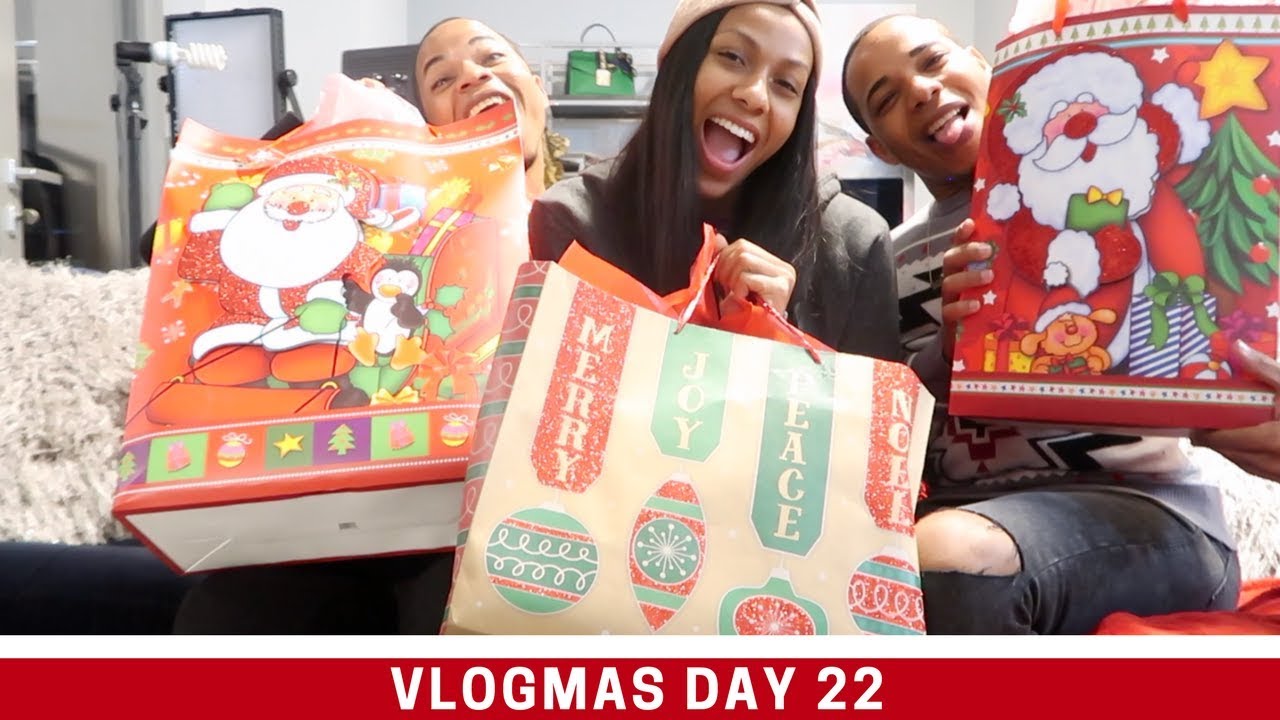 CHRISTMAS GIFT EXCHANGE VLOGMAS DAY 22 | Jayla Koriyan TV