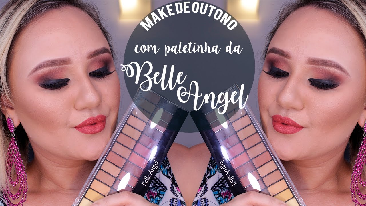 Resenha e Make Outono - Paleta de Sombras Belle Angel