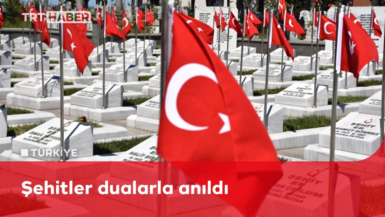 Şehitliklerde buruk bayram ziyareti