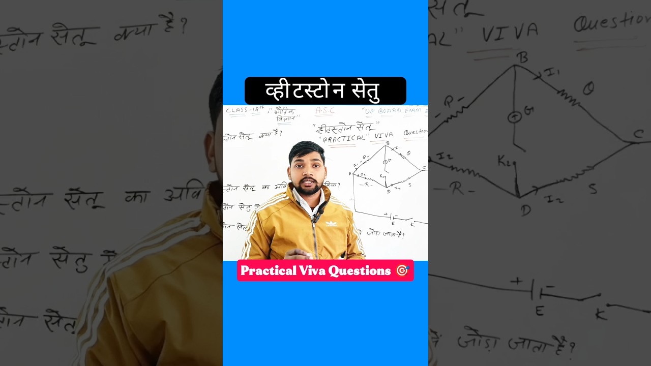 व्हीटस्टोन सेतु (Wheatstone Bridge) किसे कहते हैं? | Class 12 Physics | 