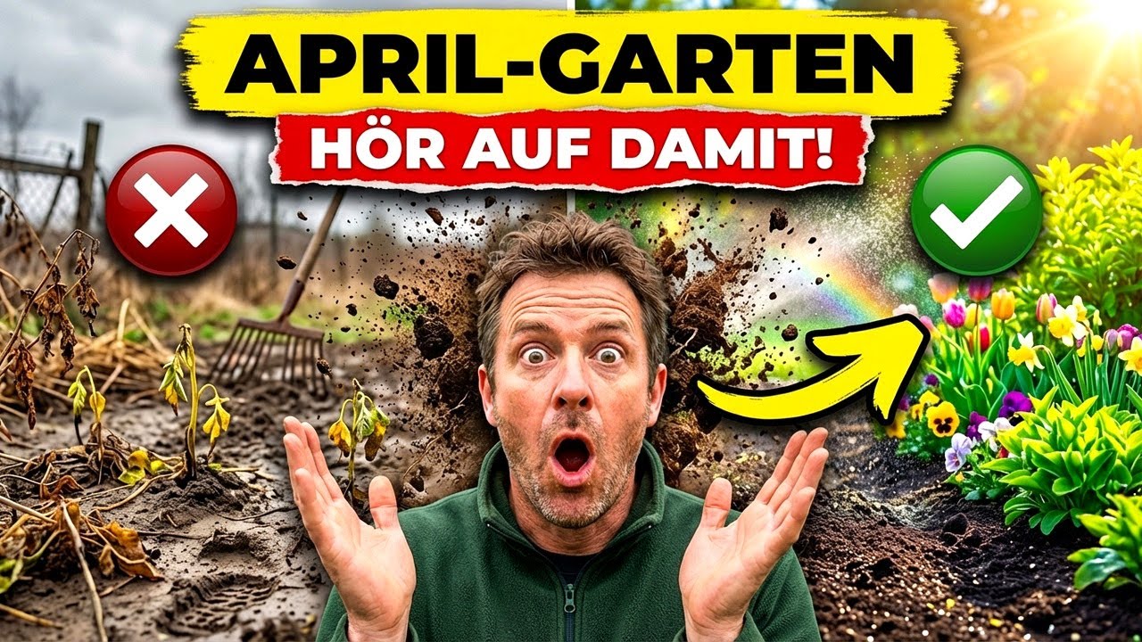Diese 7 April-Fehler ruinieren deinen gesamten Sommergarten – HÖR JETZT damit auf!