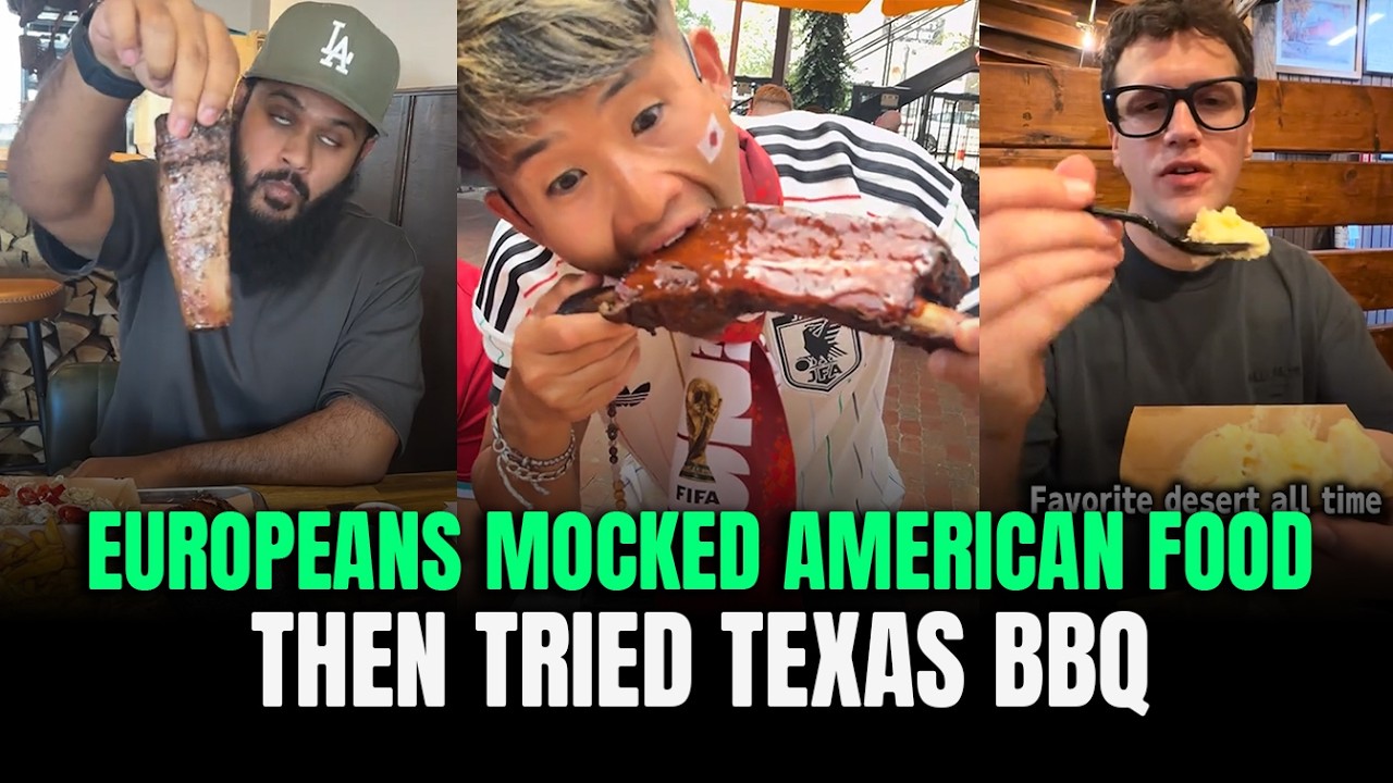 Europeans MOCKED American Food... Then Tried Texas BBQ