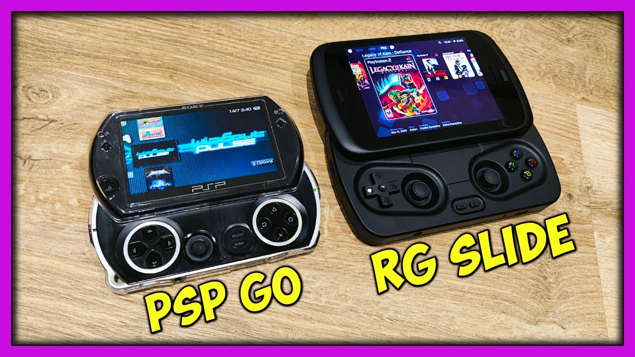 Anbernic RG Slide vs PSP GO - New Kid vs Great Grandpa
