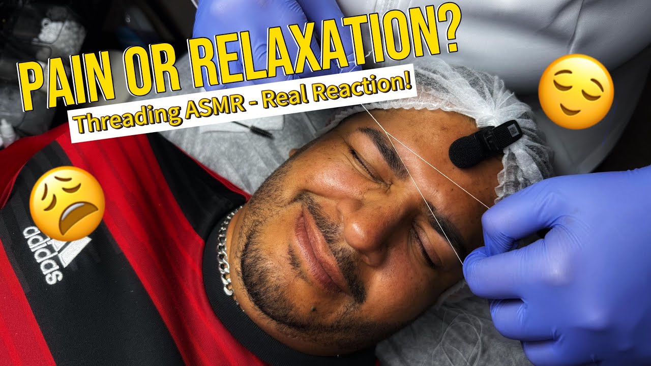 ASMR Male Eyebrow Grooming – Ultra Precise Pluckin & Trimming Sounds