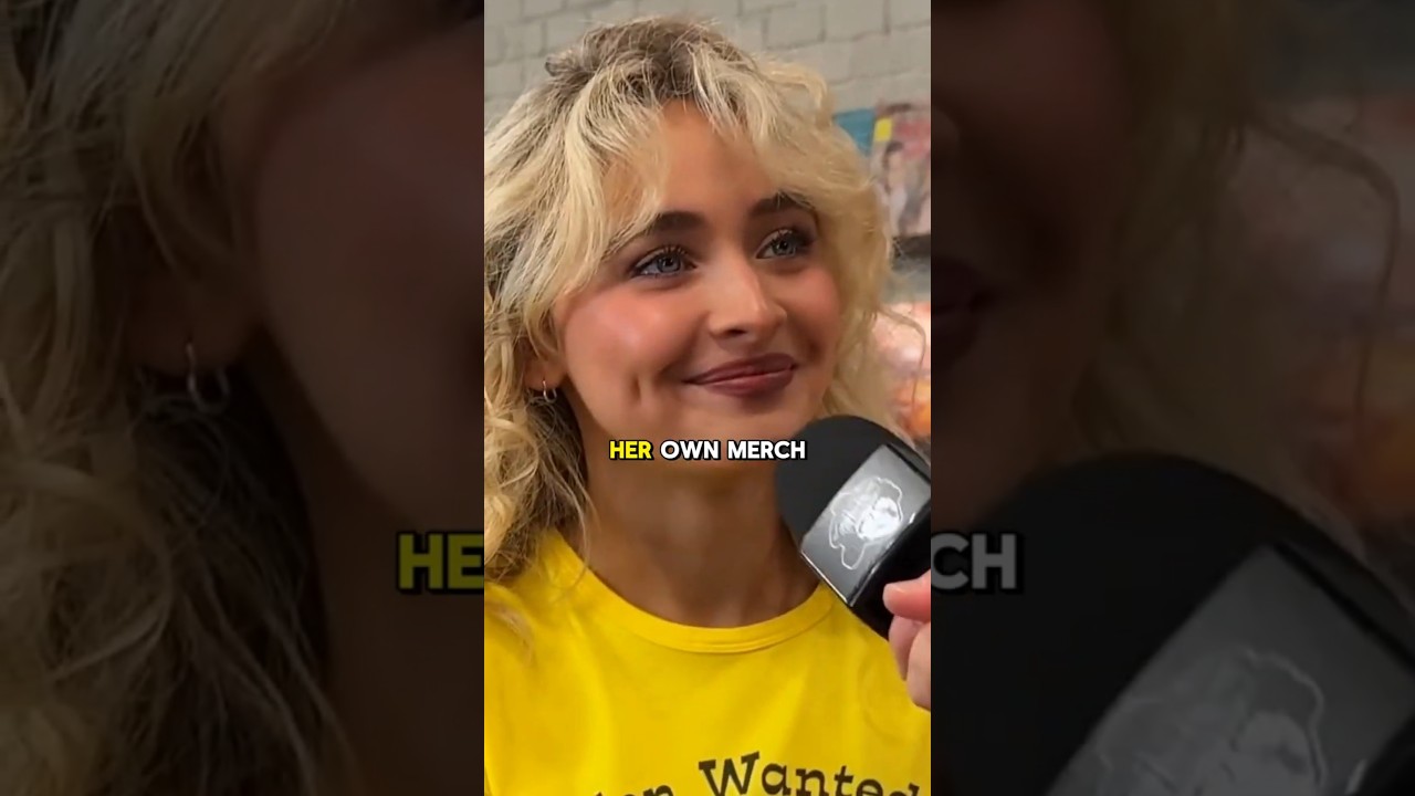 Сабрина Карпентер только что подшутила над собственной коллекцией мерча 😭