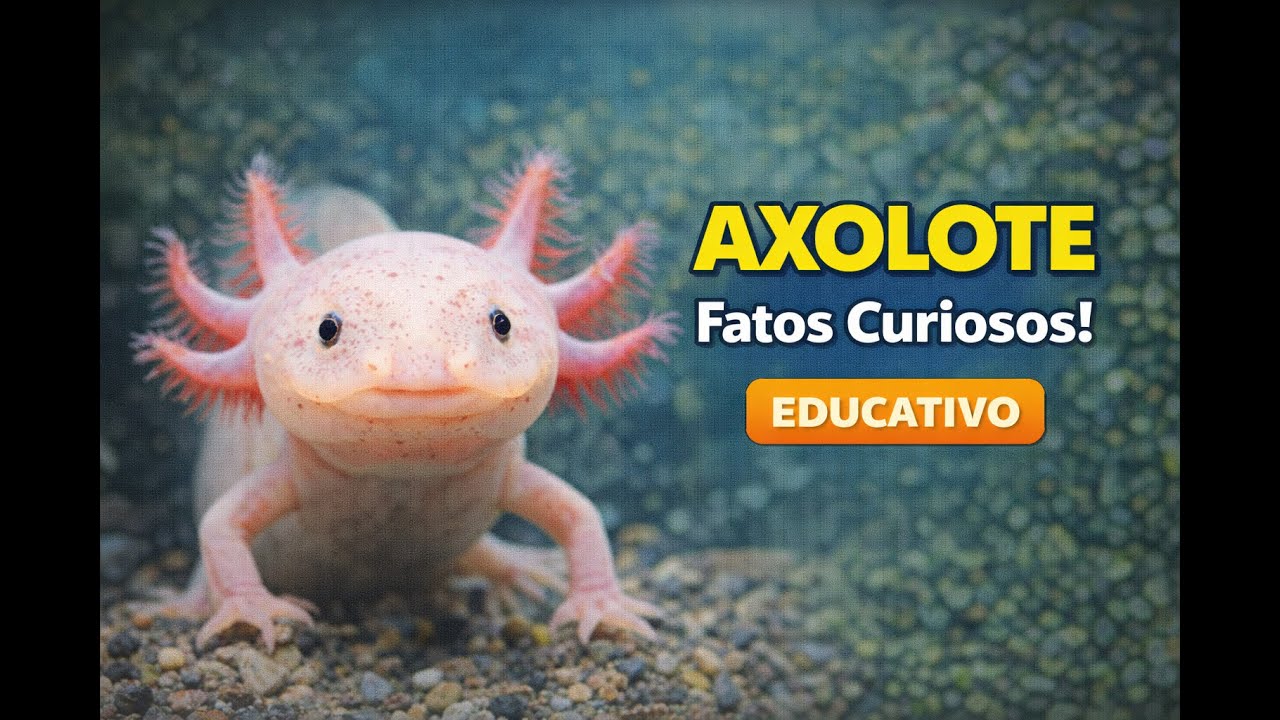 AXOLOTE: OS SEGREDOS SURPREENDENTES DO MONSTRO DA ÁGUA...