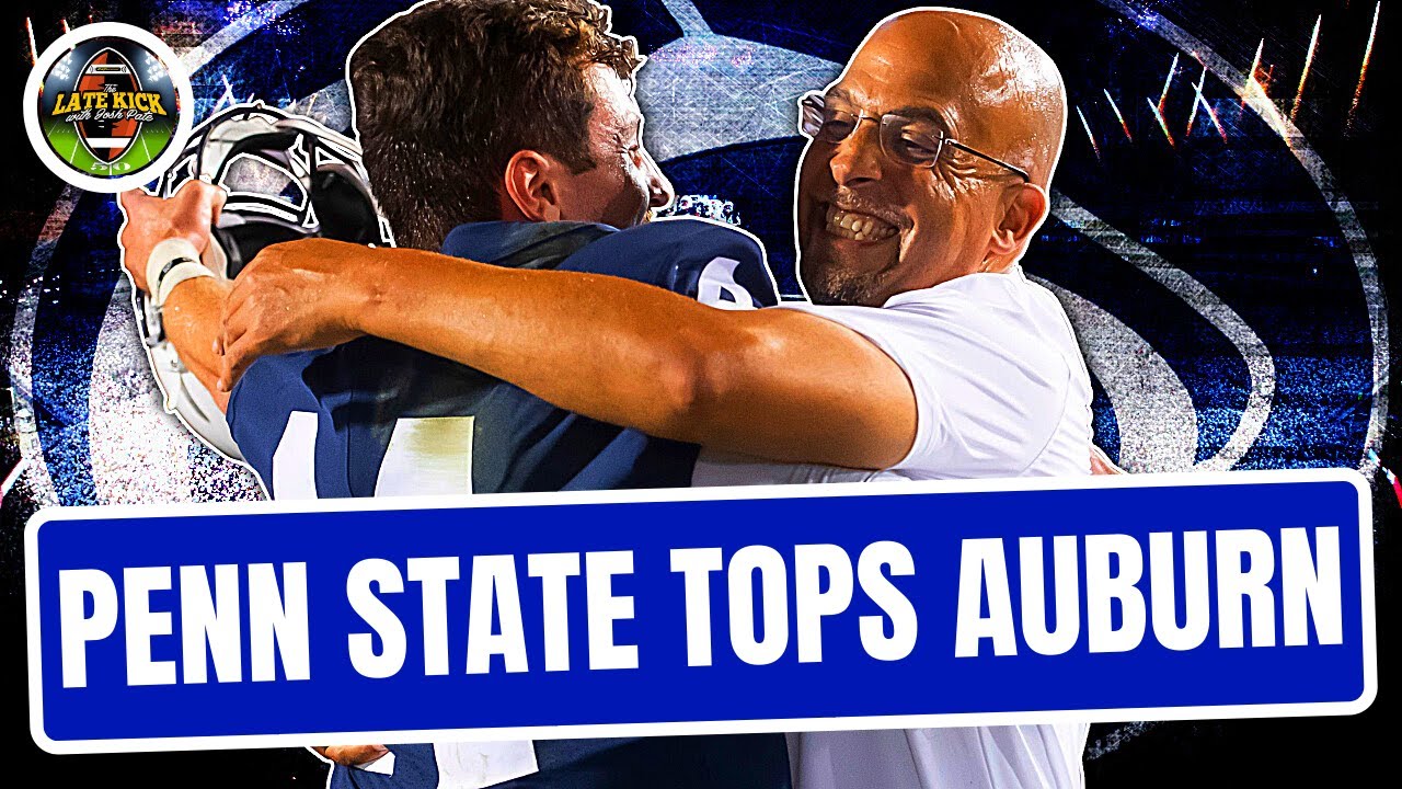 Penn State Whites Out Auburn - Rapid Reaction (Late Kick Cut)