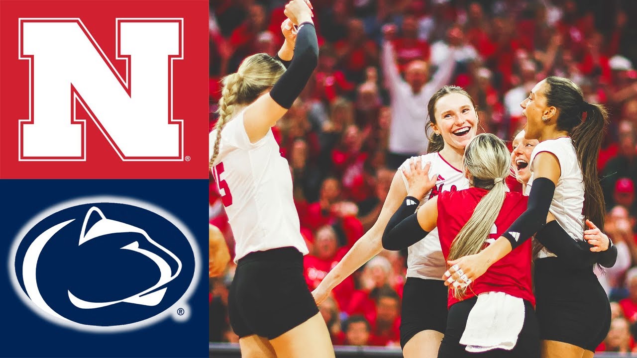 Nebraska vs Penn State Full Game Women's College Volleyball 2025