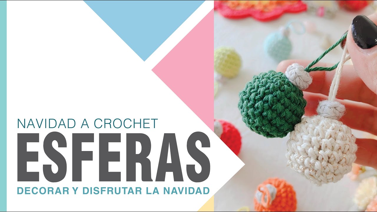 🎄 ESFERAS NAVIDE&Ntilde;AS a Crochet bien pocket! 🎅✨ Impuls&aacute; tus ventas con ideas r&aacute;pidas y novedosas! 🎄