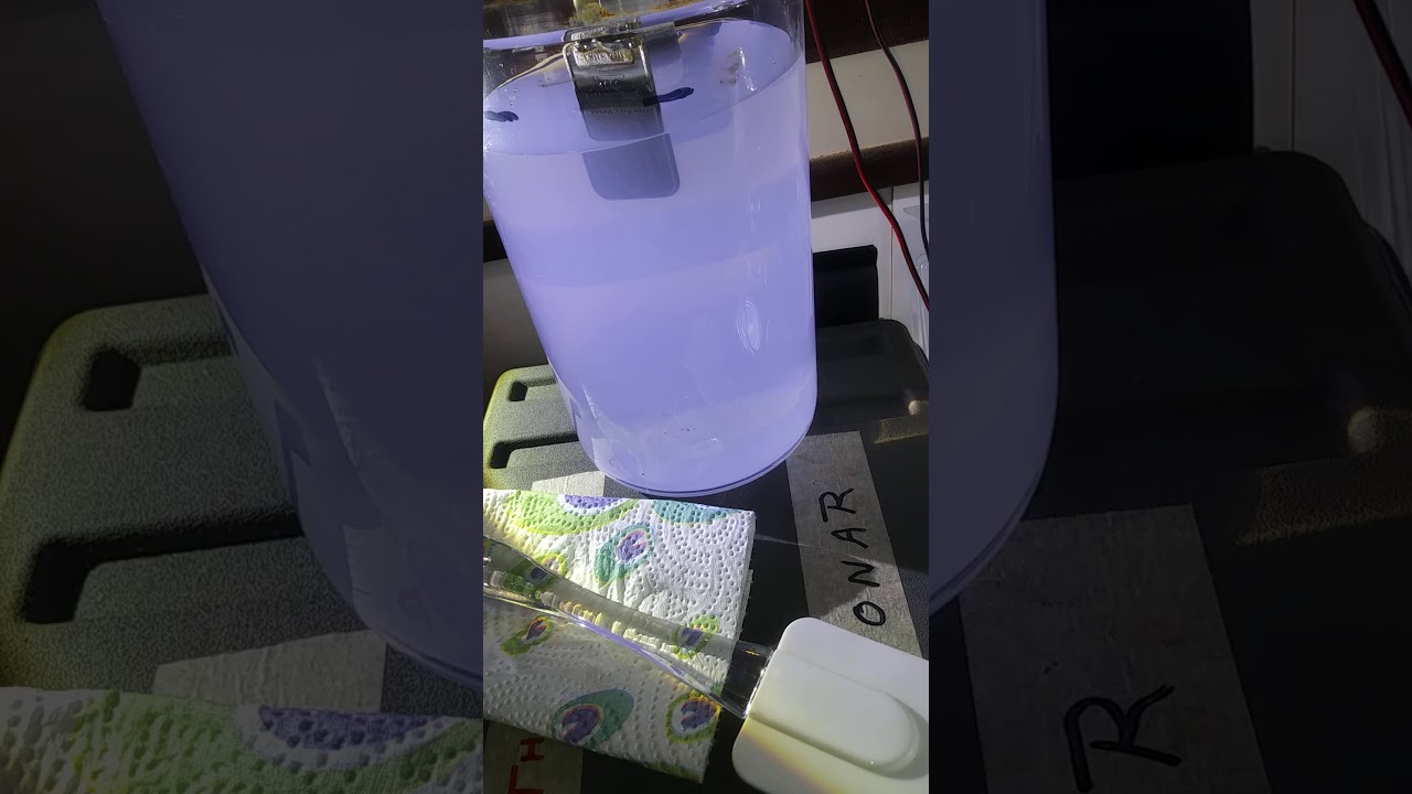 Making colloidal silver, quick view.