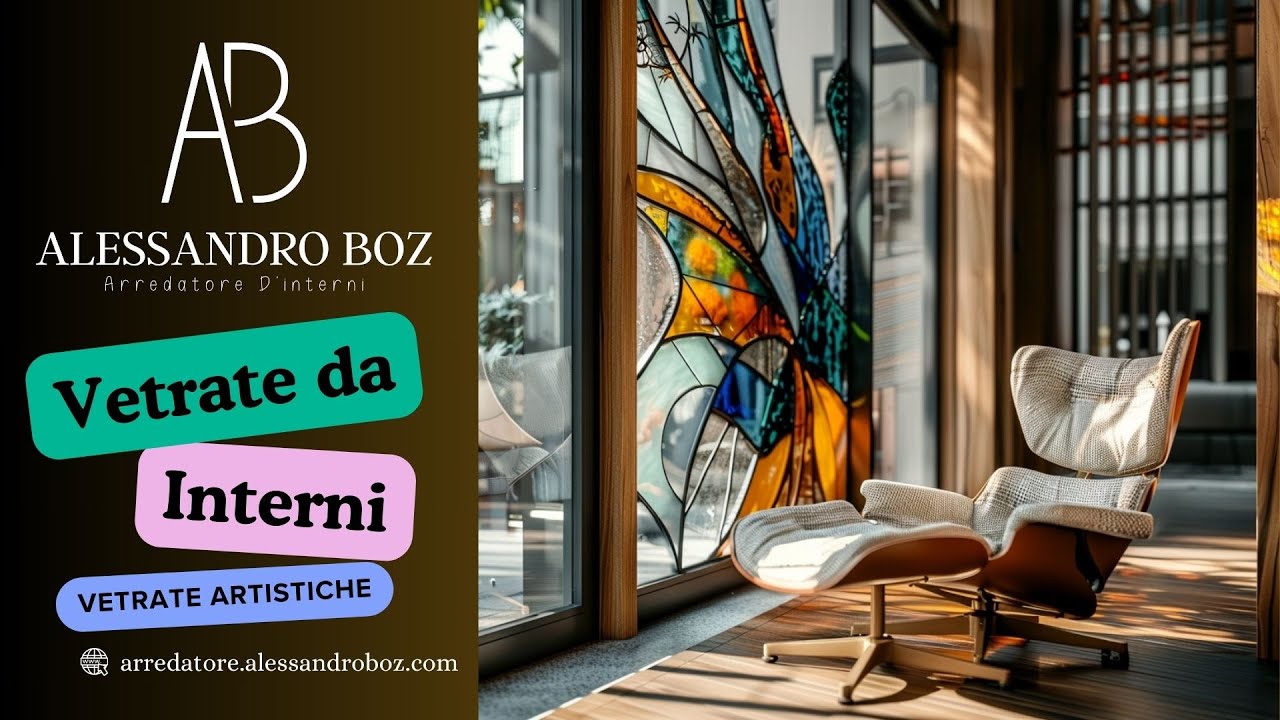 Le Meraviglie delle Vetrate da Interno Decorate | Alessandro Boz