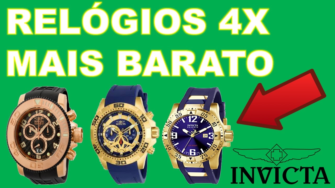 Como Importar RELÓGIOS Invicta Em 2017? Originais 4x Mais Barato!!!