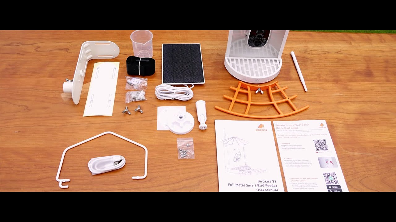 How to use Birdkiss Metal Squirrel Proof Smart Bird Feeder with Camera