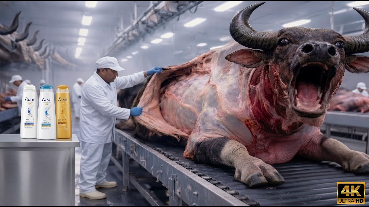 Inside a Luxury Shampoo Factory: Buffalo to Dove Shampoo Full Production Process in 8K
