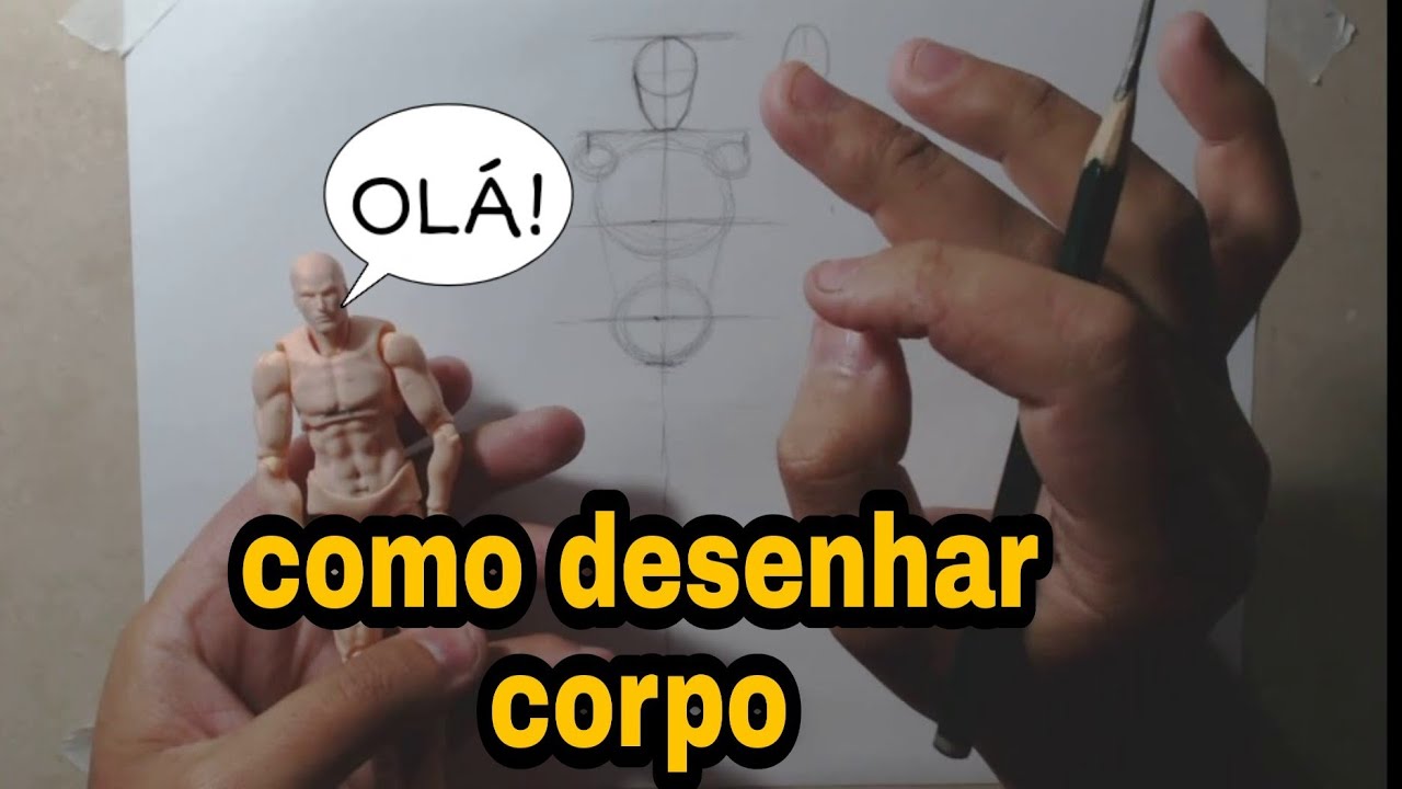 Como desenhar corpo passo a passo