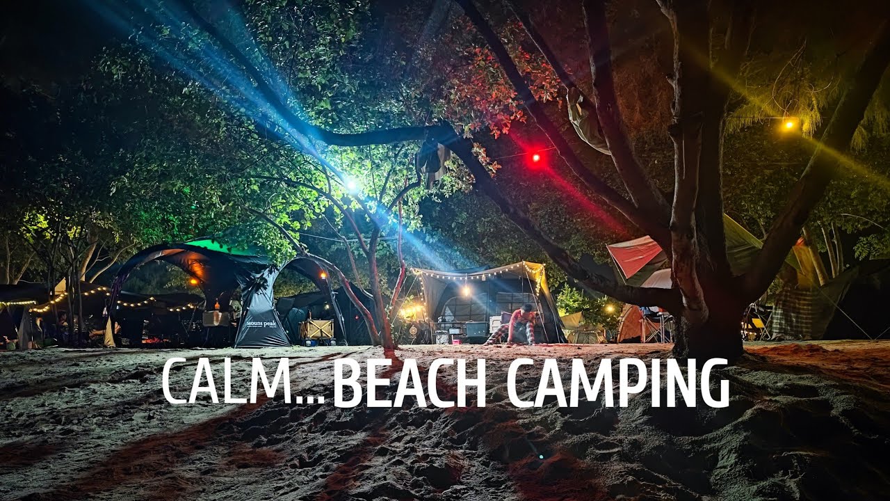 Camping with family at sri mekar campsite. payung.camp village L. calm & healing.