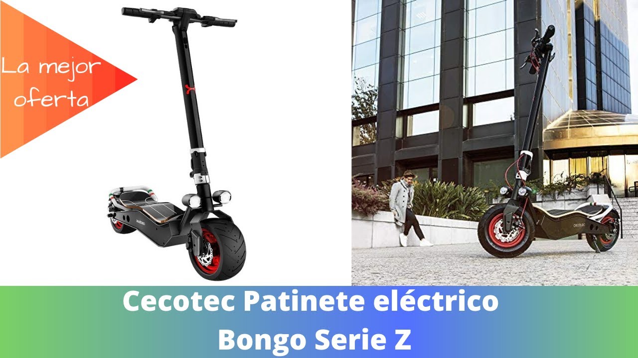 Cecotec Patinete eleectrico Bongo Serie Z. Descubre tu ciudad y mu&eacute;vete de forma &aacute;gil y econ&oacute;mica