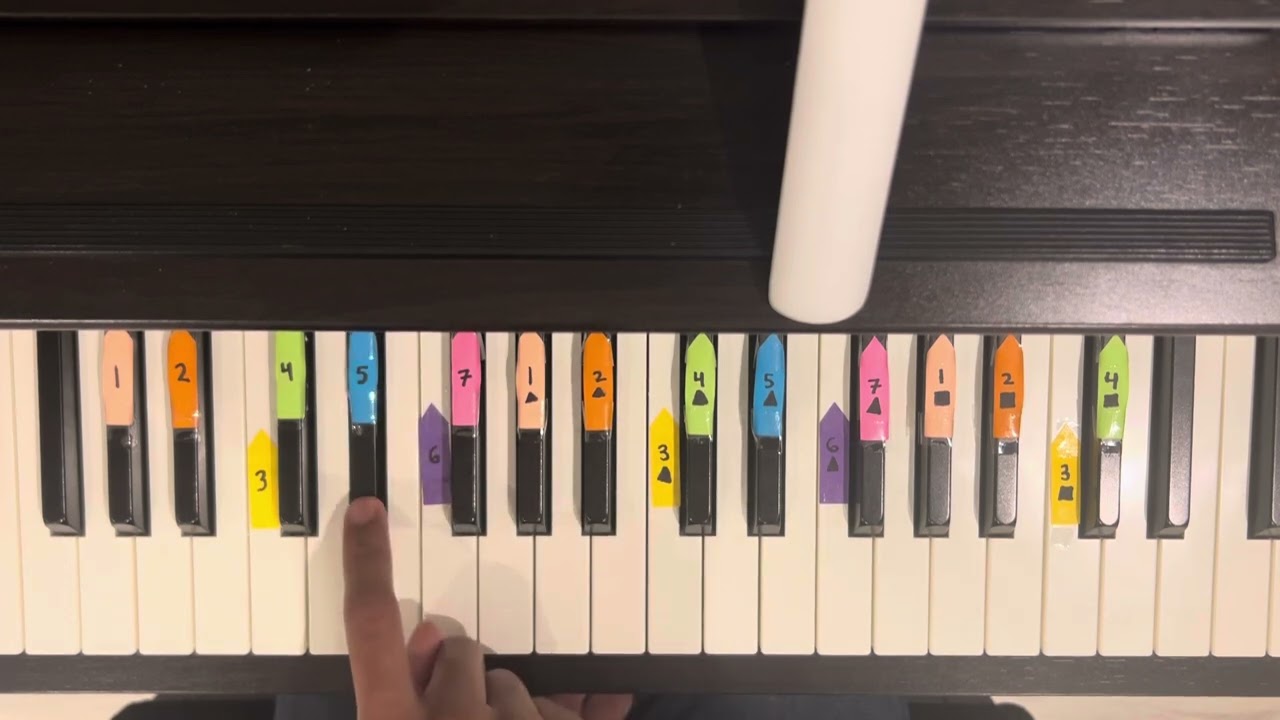 Easy 1 Finger☝🏽Piano Tutorial 🎹 | Colour Your Night ~ Persona 3 Reload (For Beginners)