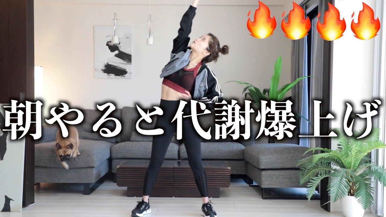 【1日1回】代謝爆上げ朝ストレッチ運動前ウォーミングアップストレッチ🔥【動的ストレッチ】