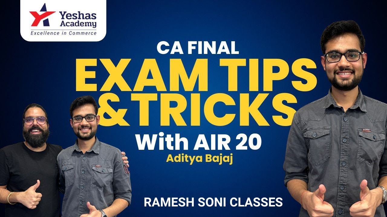 Success Story Interview with CA Final AIR 20 Aditya Bajaj.